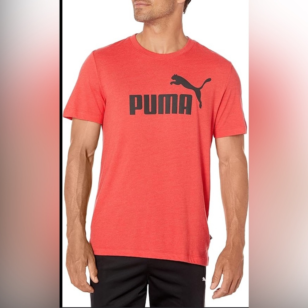 PUMA Men's Vibrant Red Tee L